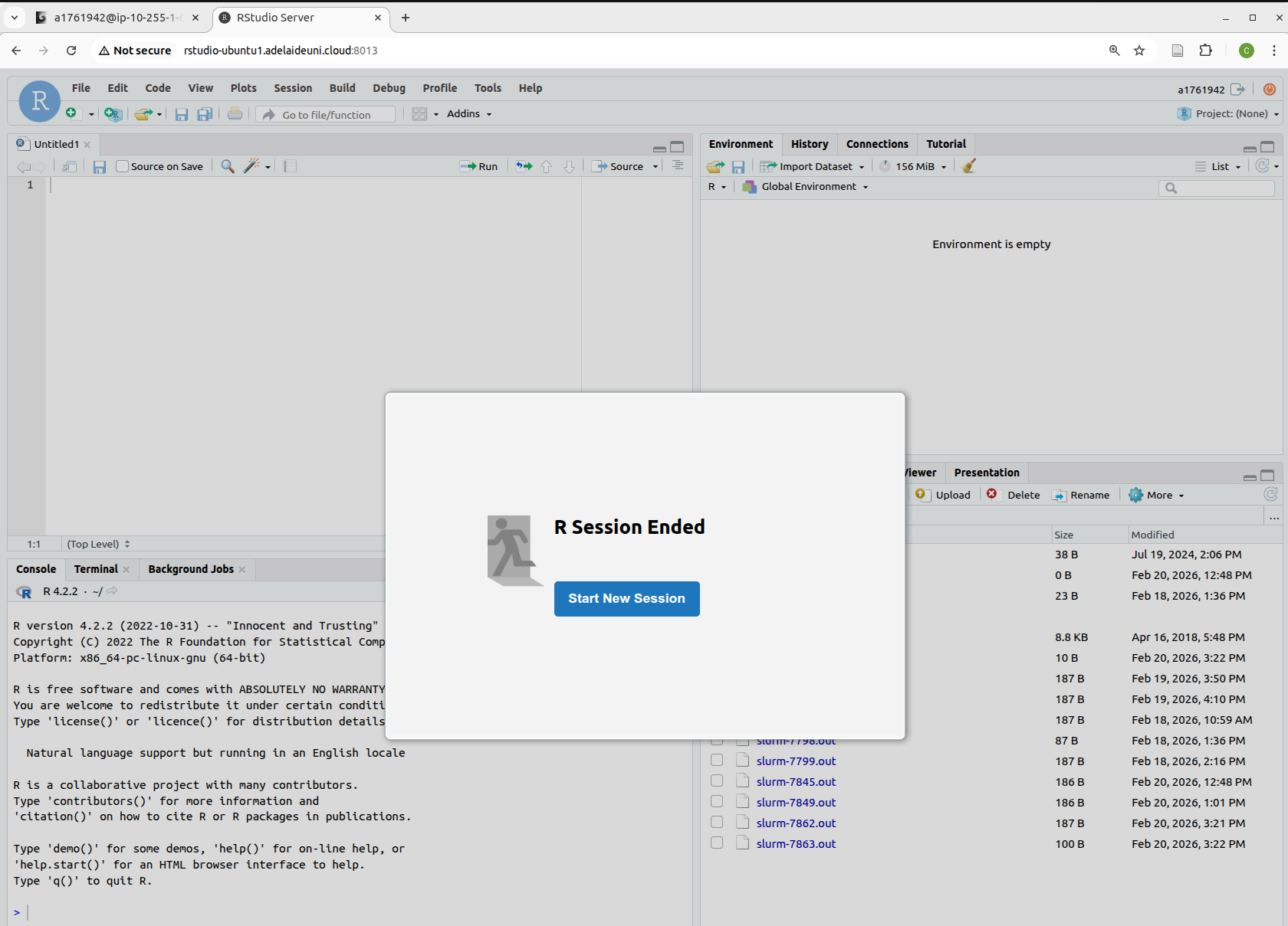 Rstudio_ended